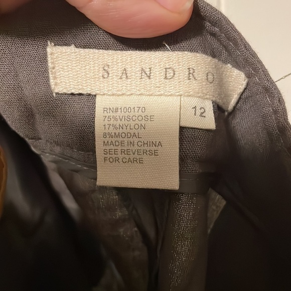 Sandro Heath Cliff Capri Pants NWT - Picture 4 of 5